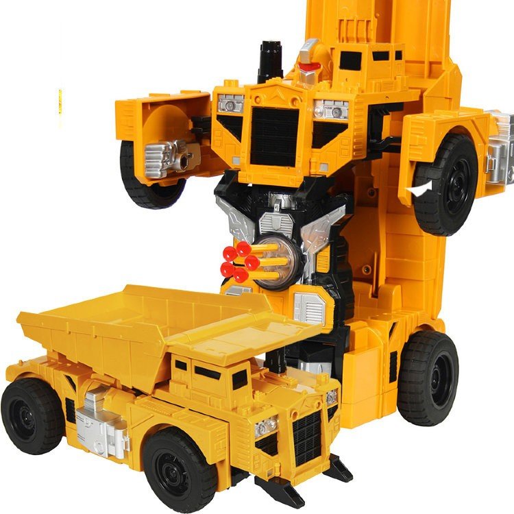 Радиоуправляемый робот-трансформер MZ Model Самосвал 1:14, стреляет присосками - MZ-2379PF