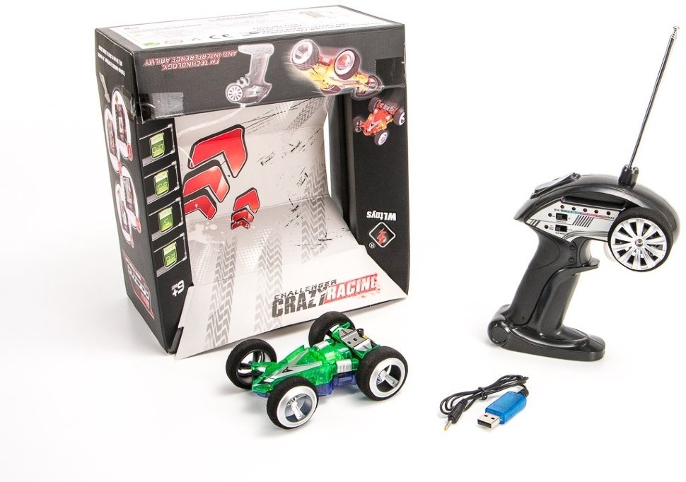 Радиоуправляемая машинка-перевертыш WL Toys Stunt Double Sided Car масштаб 1:32 40Mhz - WLT-2308