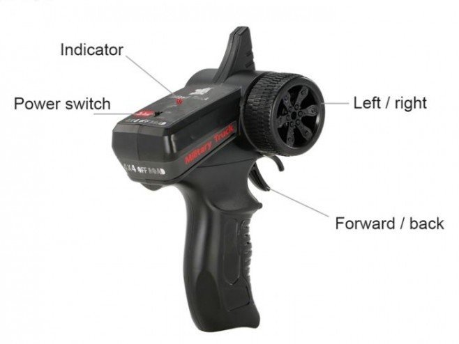 Радиоуправляемая машина WPL военный грузовик масштаб 1:16 + акб 2.4G WL Toys B-14-GR