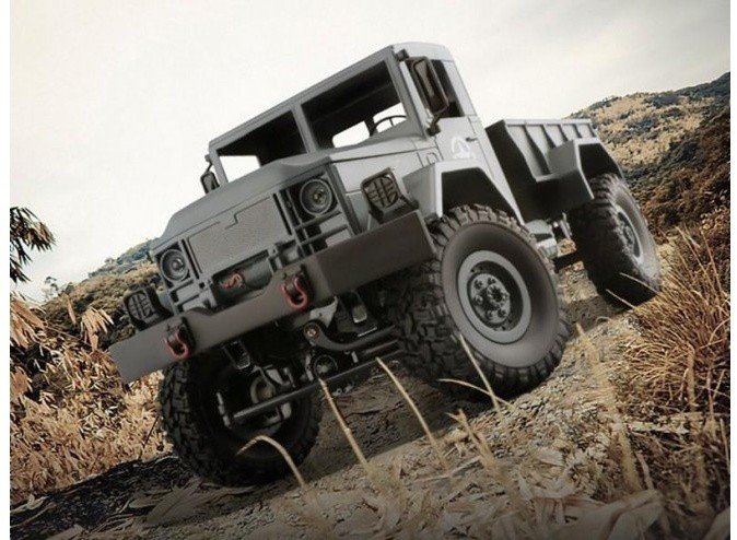 Радиоуправляемая машина WPL военный грузовик масштаб 1:16 + акб 2.4G WL Toys B-14-GR