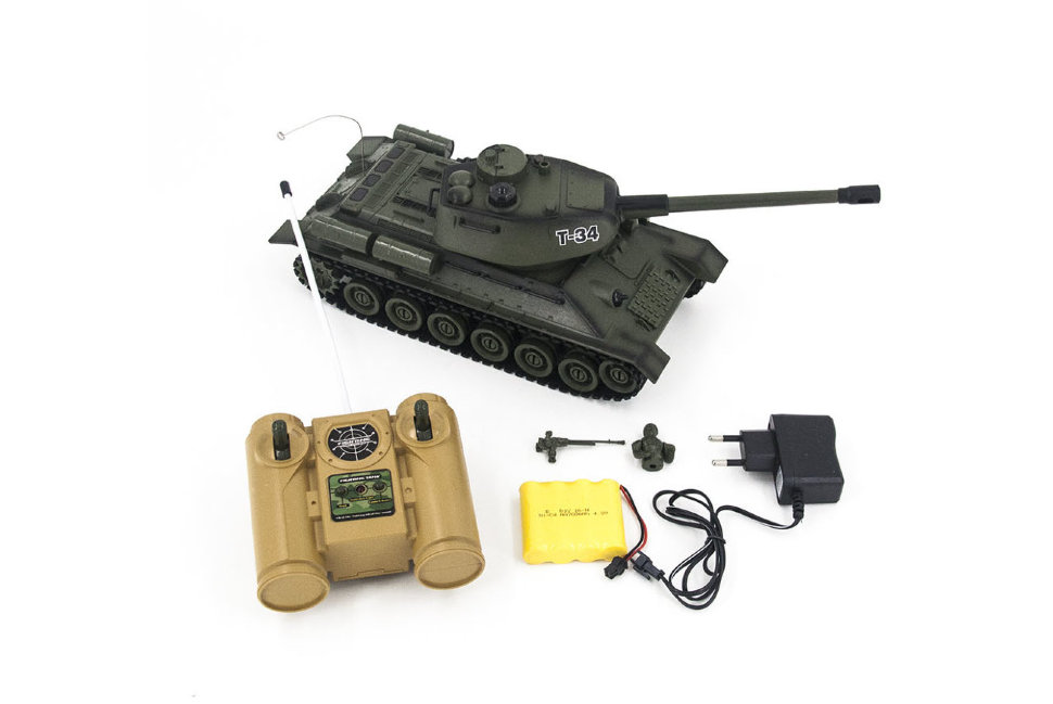 Радиоуправляемый танк Zegan Т-34 1:28 для танкового боя 99809