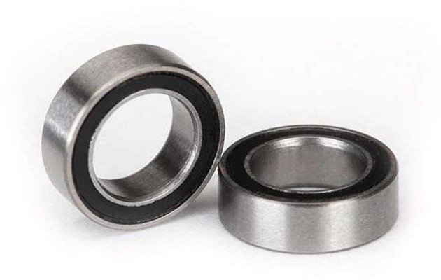 Подшипник шариковый 5x8x2.5 мм BALL BEARINGS, BLACK RUBBER SE - TRA5114A
