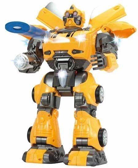 Радиоуправляемый робот трансформер Defatoys, стреляет дисками - 6021