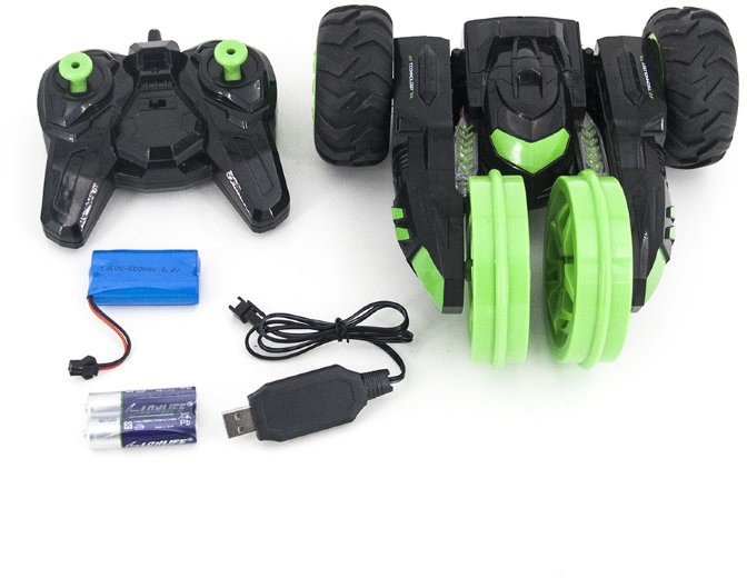 Радиоуправляемая машина Перевертыш Fancy Stunt Black - 5588-608