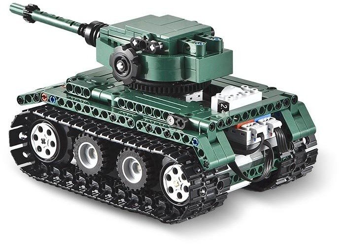 Конструктор Double E Cada Technics, Танк Tiger 1, 313 деталей, пульт управления - C51018W