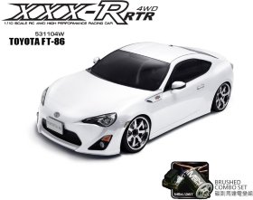 Модель раллийного автомобиля MST XXX-R TOYOTA FT-86 White 4WD RTR масштаб 1:10 2.4G - MST-531104W
