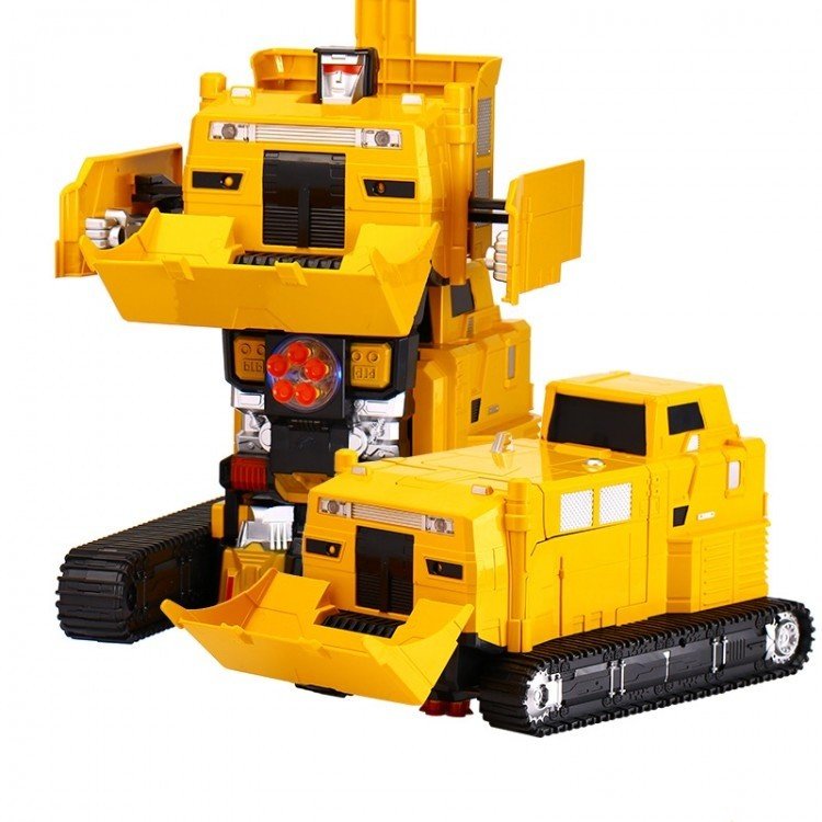 Радиоуправляемый трансформер - бульдозер, стреляющий присосками MZ Model 1:14 2.4G - MZ-2377PF