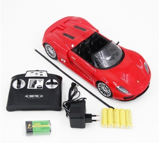 Радиоуправляемая машина Meizhi Porsche 918 Spider Red - MZ-2246J