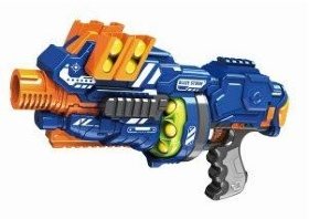 Бластер с мягкими пулями, с 12 мягкими снарядами-шарами - ZC7087