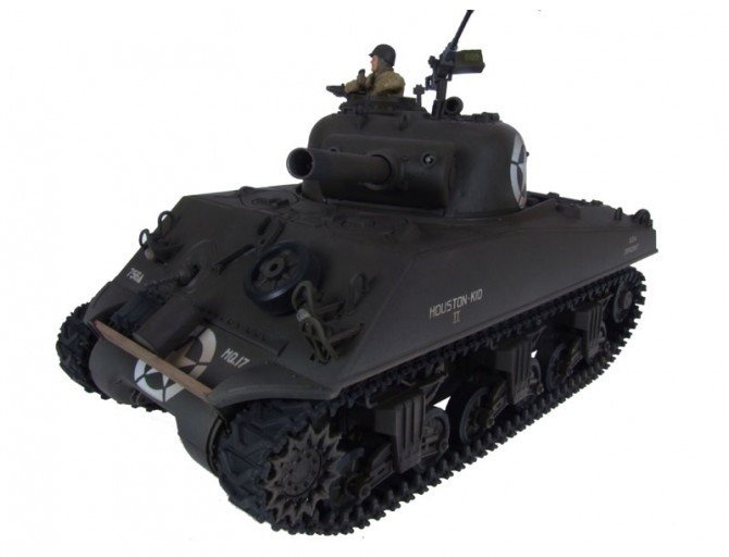 Радиоуправляемый танк Pilotage Sherman M4A3 Green Camouflage масштаб 1:24 27Mhz - RC7317