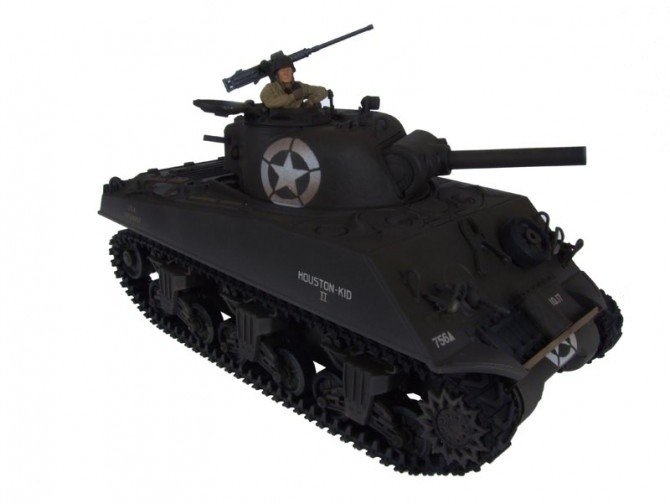 Радиоуправляемый танк Pilotage Sherman M4A3 Green Camouflage масштаб 1:24 27Mhz - RC7317