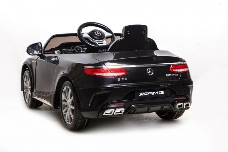 Радиоуправляемый детский электромобиль Mercedes-Benz S63 AMG 12V черный