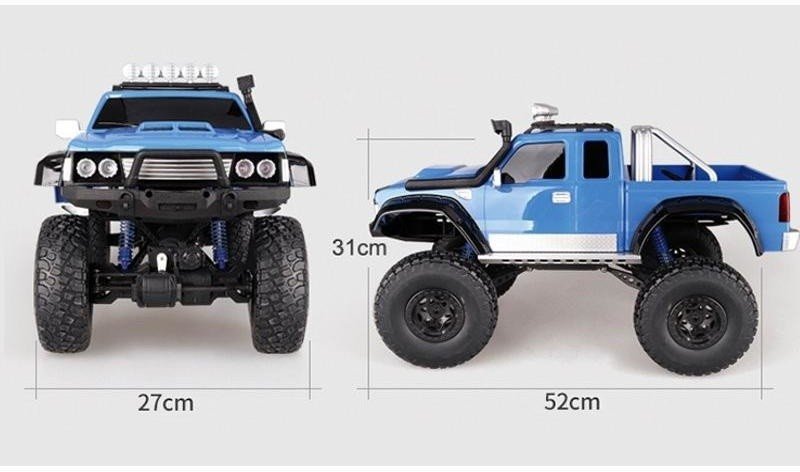 Радиоуправляемый краулер MZ Model Pick-Up 4WD RTR масштаб 1:8 2.4G - MZ-2855