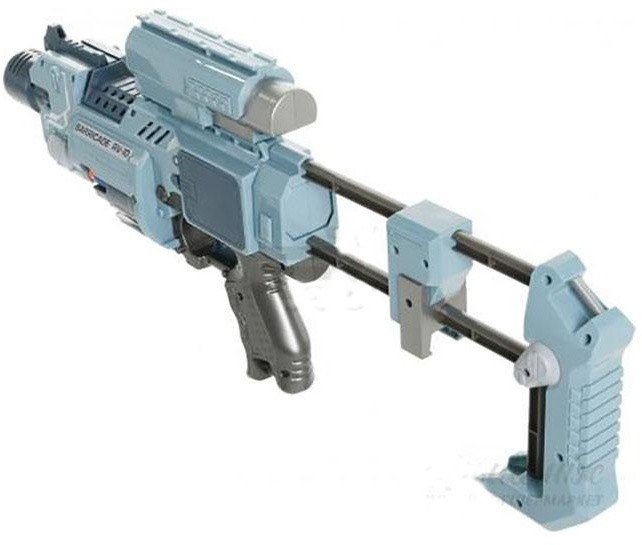 Бластер Wineya Indigo Blaze Storm с мягкими пулями, 20 мягких пуль - ZC7083