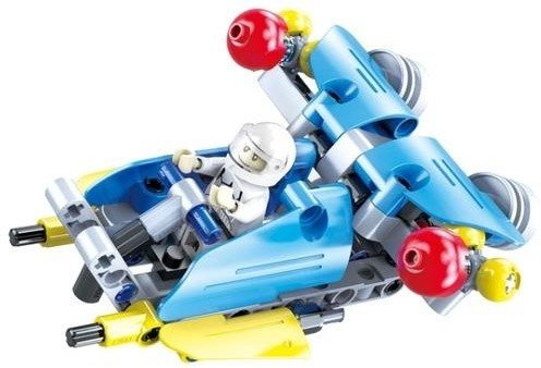 Конструктор Double E Cada Technics звездный отряд, соберите звездный корабль с C54002W+03W+04W (94 детали) - C54001W