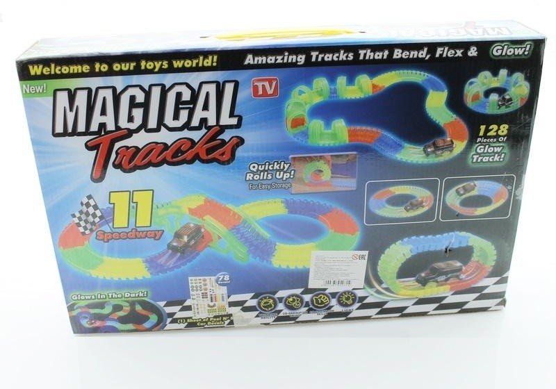 Трек детский гибкий 128 деталей RF Magic Tracks Mega Set - RF-18273