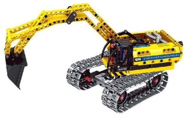 Конструктор 2 в 1 (экскаватор и робот) QiHui Technics 342 детали - QH6801