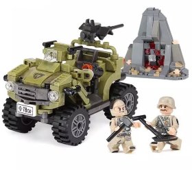 Конструктор XingBao Военный квадроцикл (347 деталей) - XB-06010