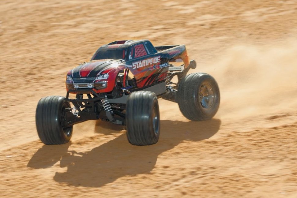 Радиоуправляемый монстр Stampede 4x4 VXL 4WD RTR масштаб 1:10 2.4G - TRA67086-4
