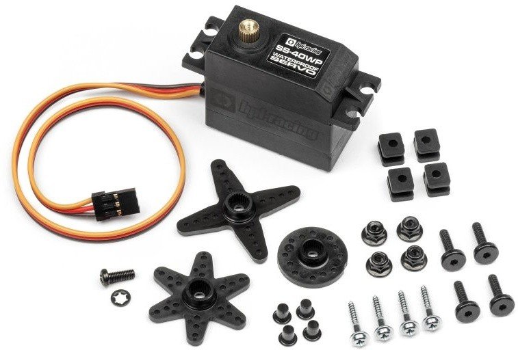 Сервопривод SS-40WP Металл. Редуктор (Влагозащита|6.0В|10кг) - HPI-110650