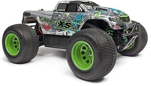 Радиоуправляемый монстр HPI SAVAGE XS FLUX Vaugn Gitting JR 4WD RTR масштаб 1:12 2.4G - HPI-115967